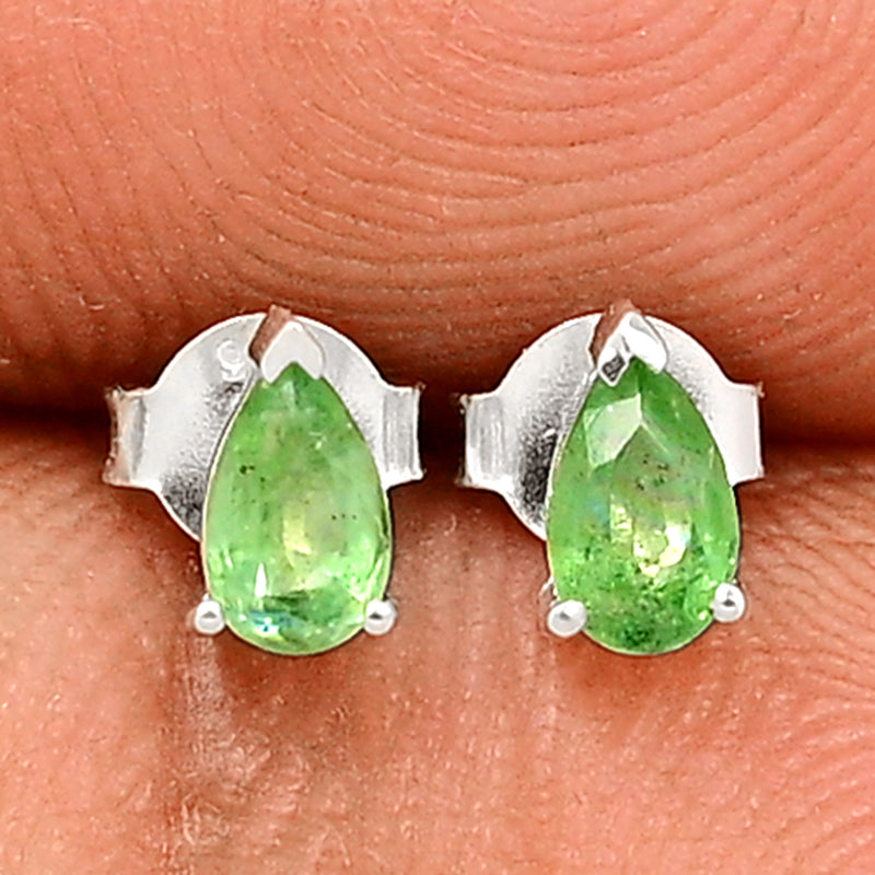 3*5 MM Pear - Green Kyanite Faceted Studs - SBC111-GKF Catalogue