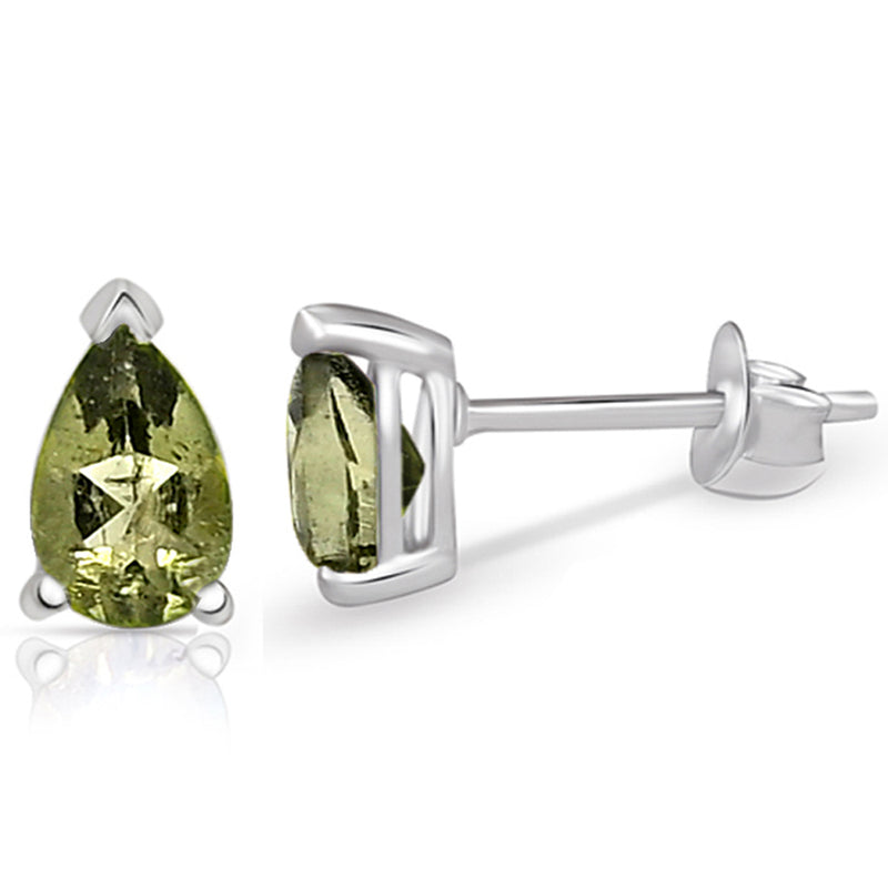 3*5 MM Pear - Moldavite Faceted Studs - SBC111-MDF Catalogue