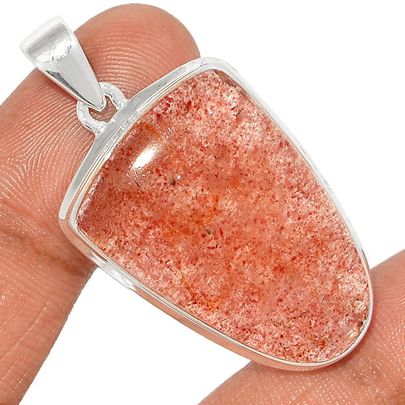 1.8" Strawberry Quartz Pendants - SBQP227