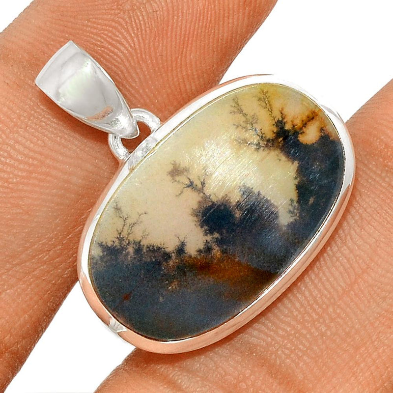 1.1" Scenic Dendritic Agate Pendants - SDAP3236