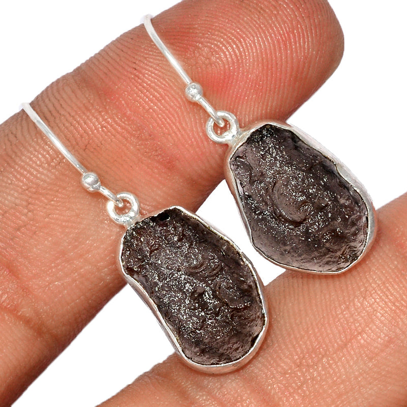 1.3" Saffordite Tektite Earrings - SDTE24