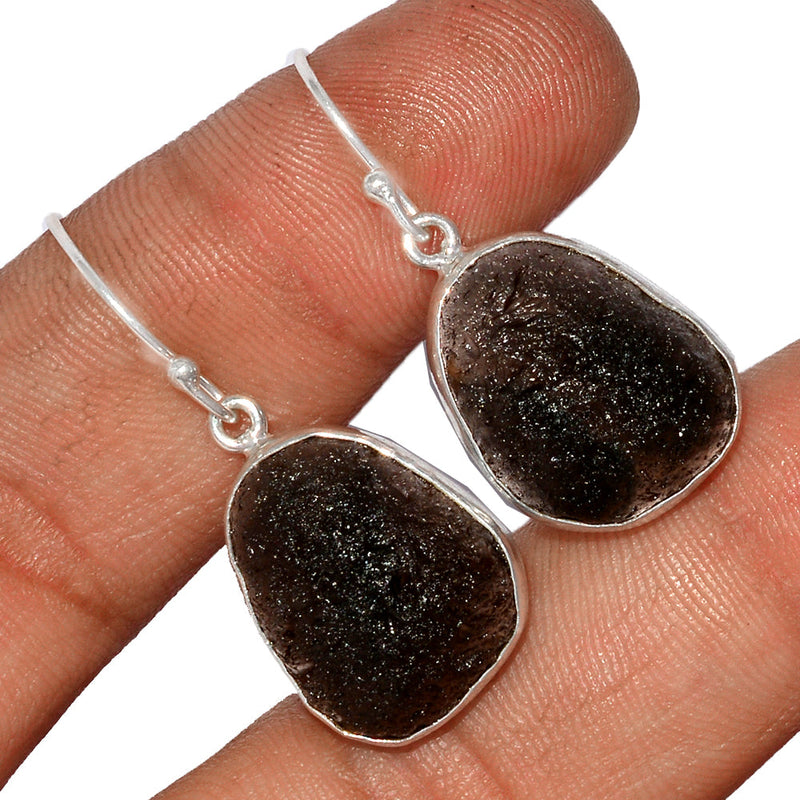 1.3" Saffordite Tektite Earrings - SDTE39