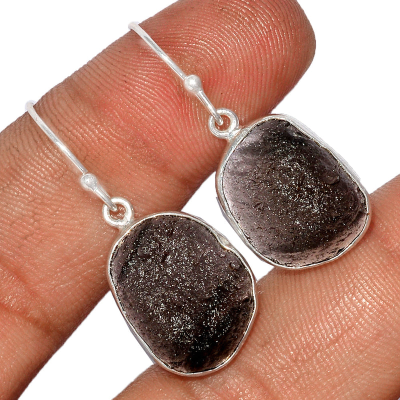 1.3" Saffordite Tektite Earrings - SDTE47