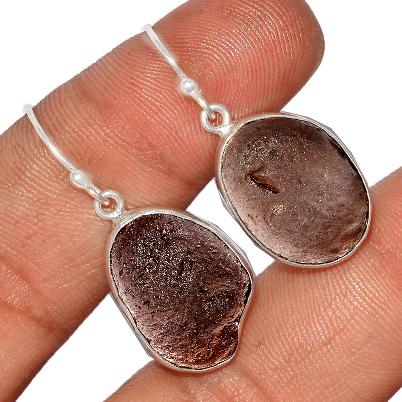 1.3" Saffordite Tektite Earrings - SDTE50
