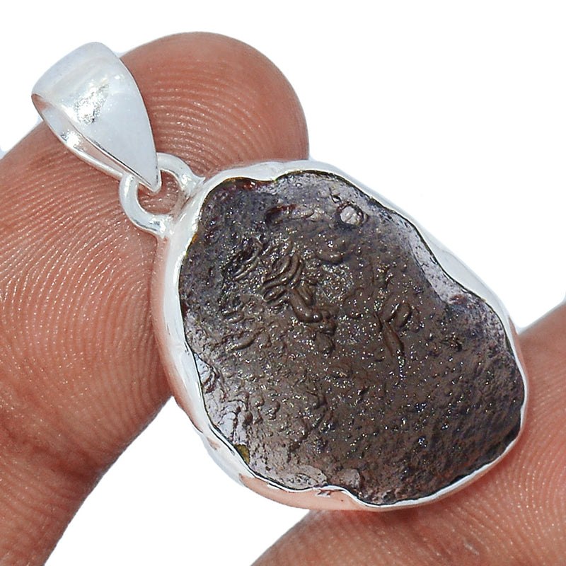 1.5" Saffordite Tektite Pendants - SDTP120