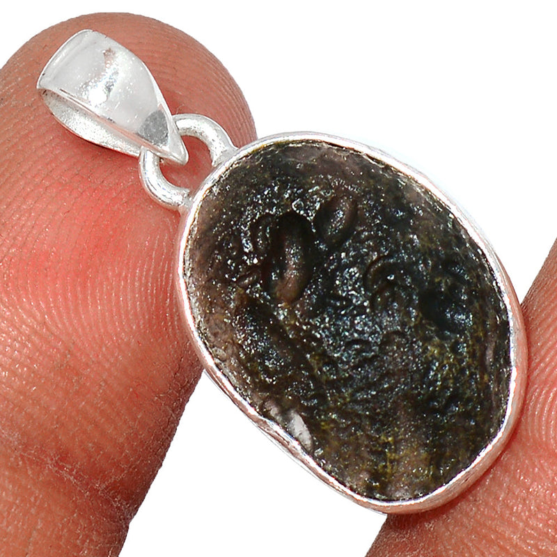 1.1" Saffordite Tektite Pendants - SDTP30