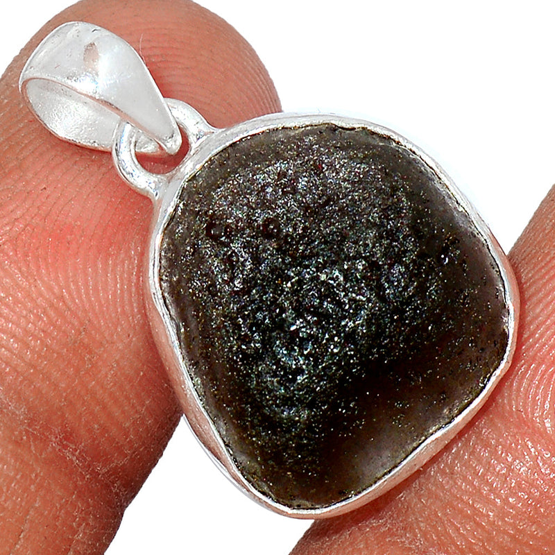 1.1" Saffordite Tektite Pendants - SDTP39