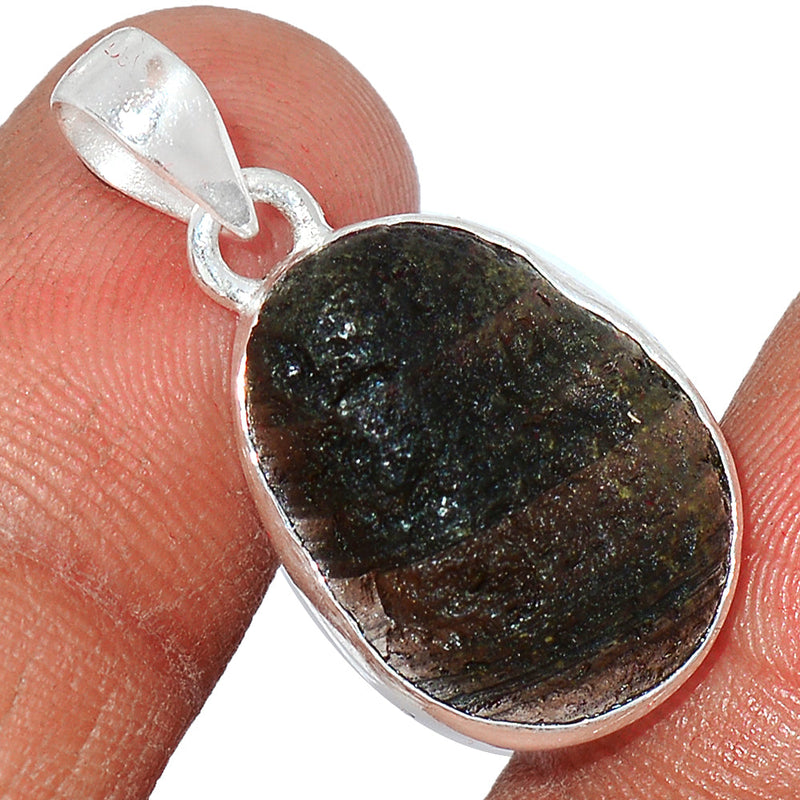 1.1" Saffordite Tektite Pendants - SDTP52