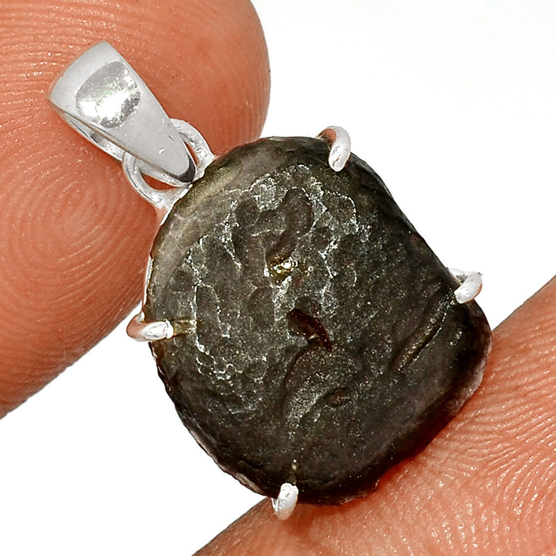 1.1" Claw - Saffordite Tektite Pendants - SDTP59
