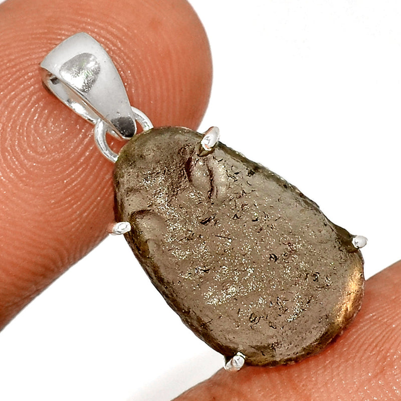 1.1" Claw - Saffordite Tektite Pendants - SDTP84
