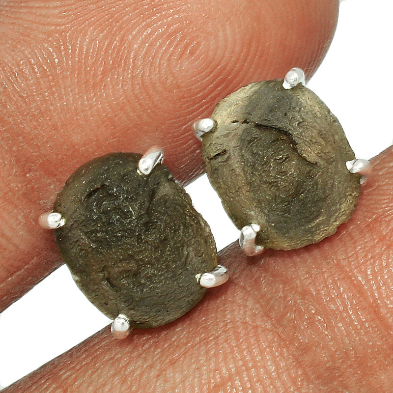 Claw - Saffordite Tektite Studs - SDTS127