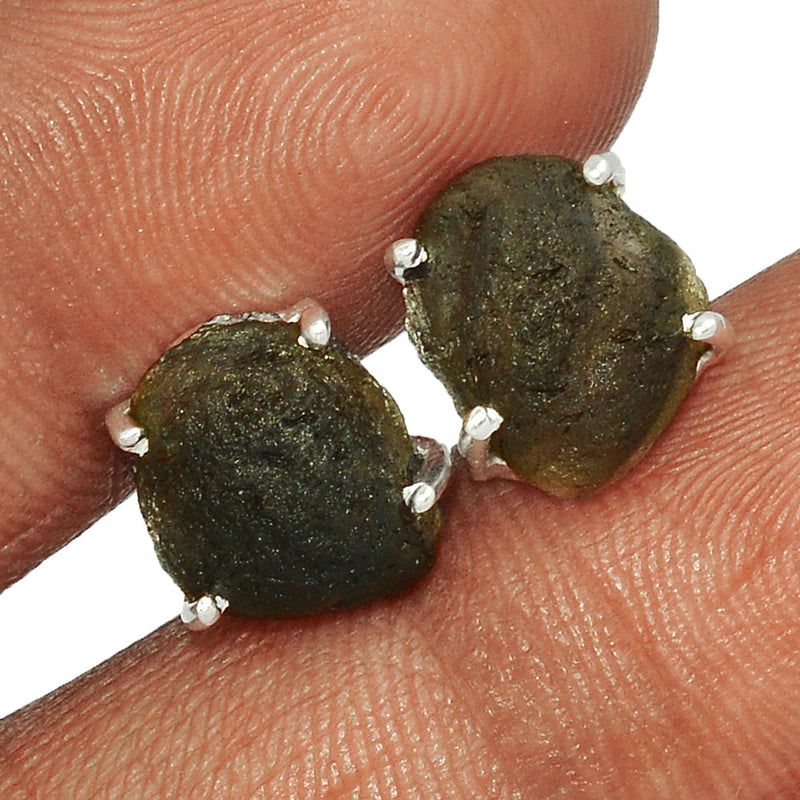 Claw - Saffordite Tektite Studs - SDTS19
