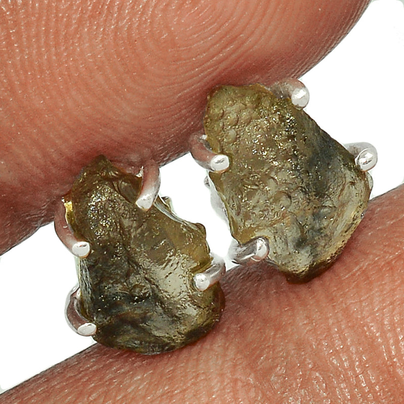 Claw - Saffordite Tektite Studs - SDTS21