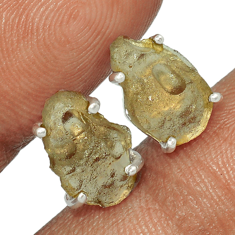 Claw - Saffordite Tektite Studs - SDTS24