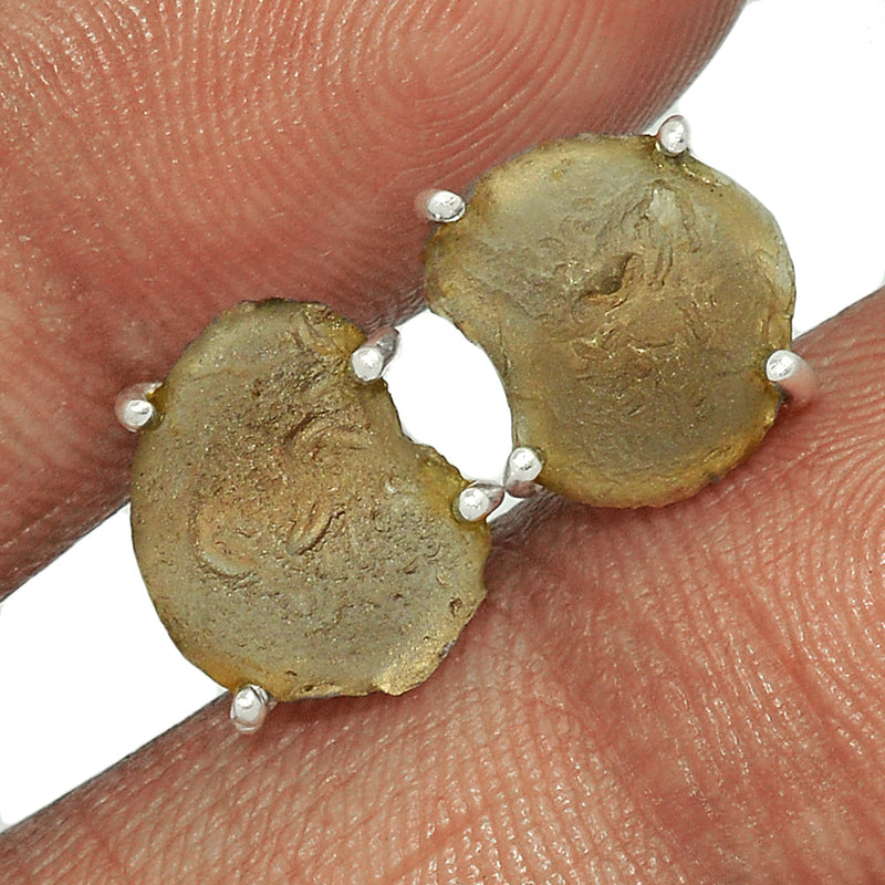 Claw - Saffordite Tektite Studs - SDTS28
