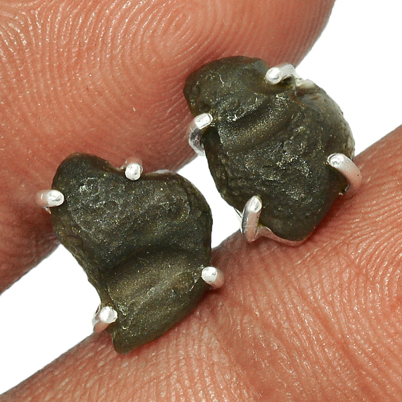 Claw - Saffordite Tektite Studs - SDTS37