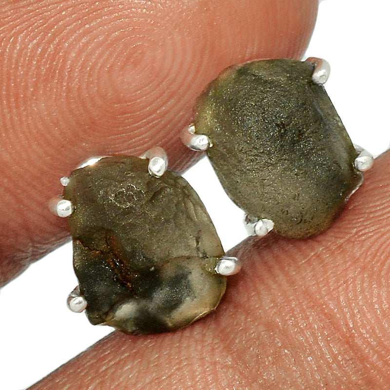 Claw - Saffordite Tektite Studs - SDTS39