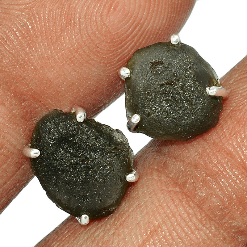 Claw - Saffordite Tektite Studs - SDTS43