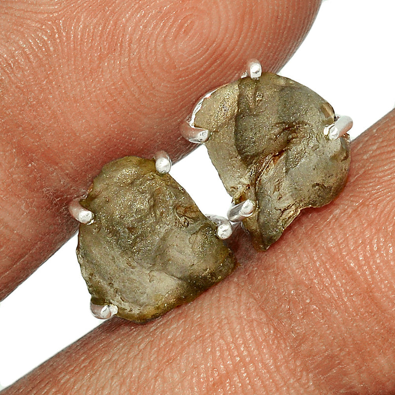 Claw - Saffordite Tektite Studs - SDTS55