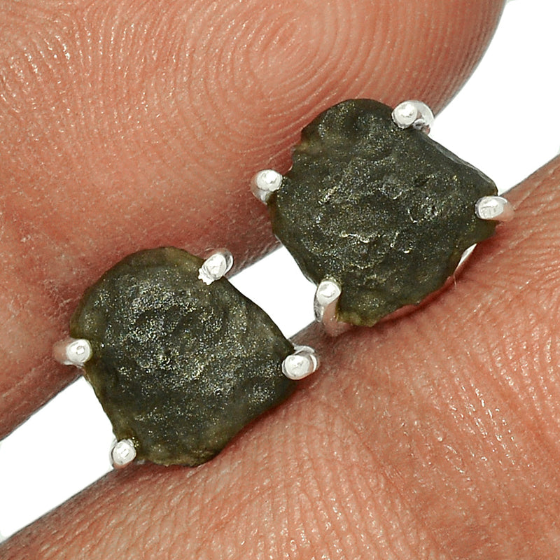 Claw - Saffordite Tektite Studs - SDTS61