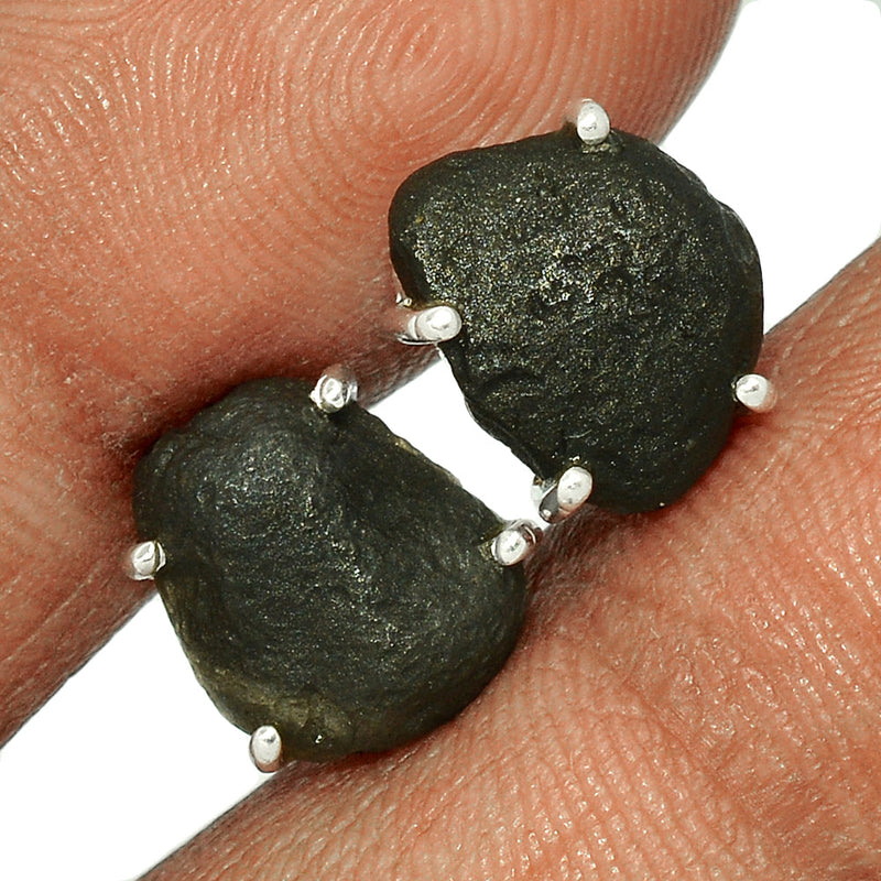 Claw - Saffordite Tektite Studs - SDTS64