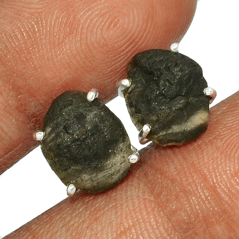 Claw - Saffordite Tektite Studs - SDTS69