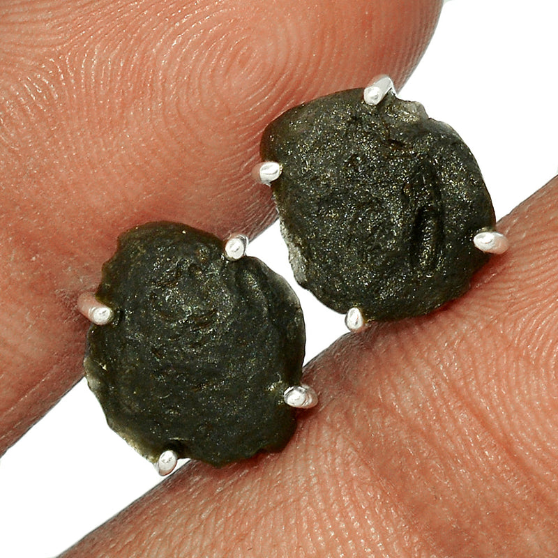 Claw - Saffordite Tektite Studs - SDTS77