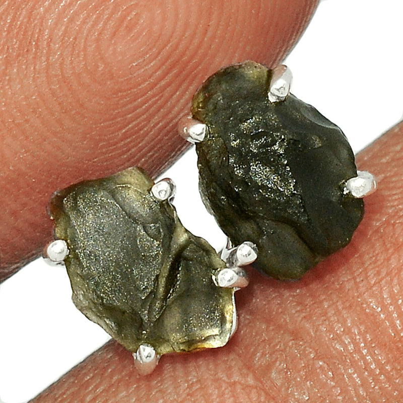 Claw - Saffordite Tektite Studs - SDTS81