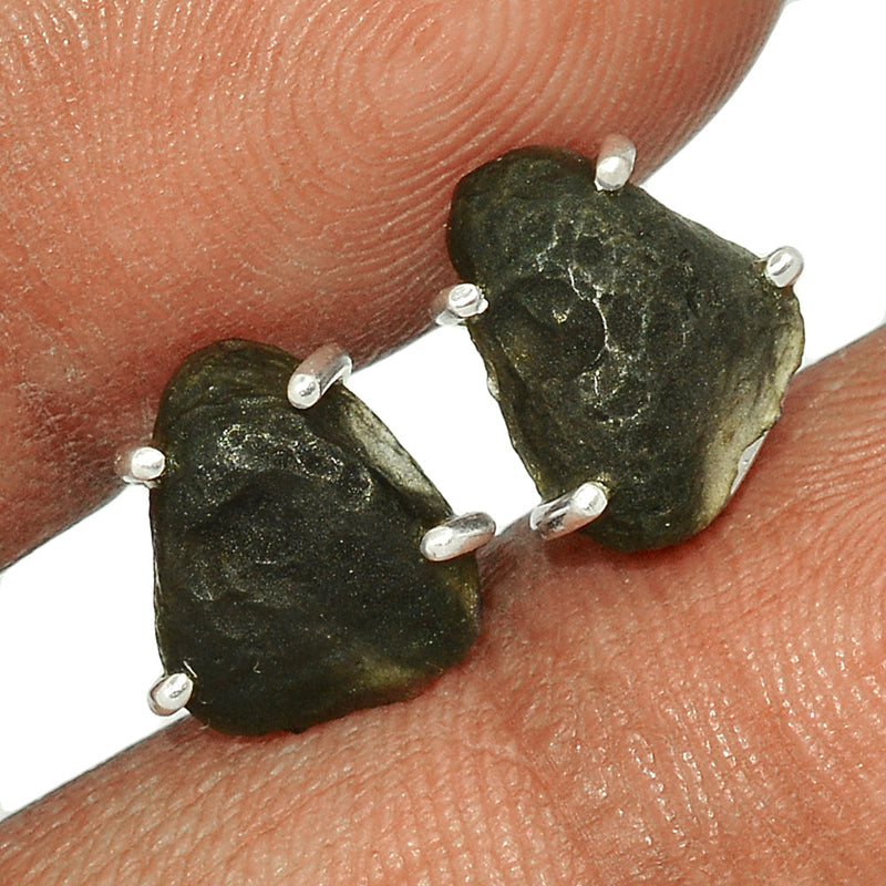 Claw - Saffordite Tektite Studs - SDTS92