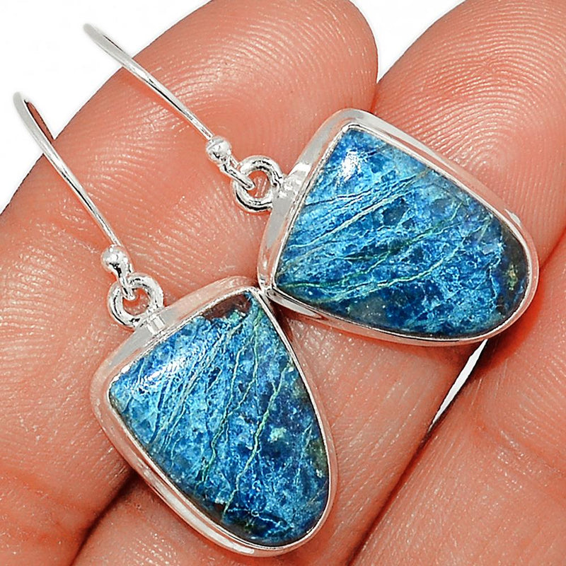 1.5" Shattuckite Earrings - SKTE328