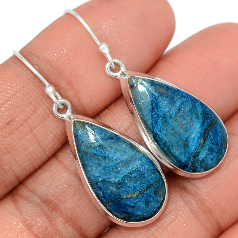 1.6" Shattuckite Earrings - SKTE356