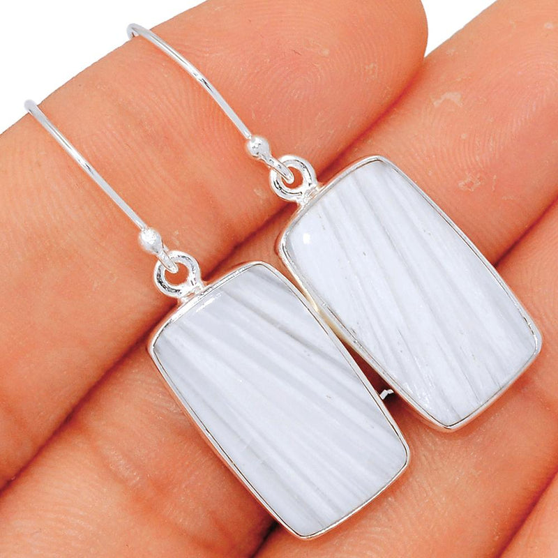 1.6" Scolecite Earrings - SLTE110