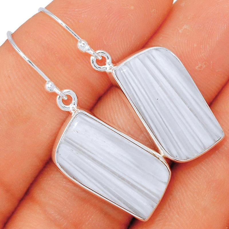 1.6" Scolecite Earrings - SLTE119