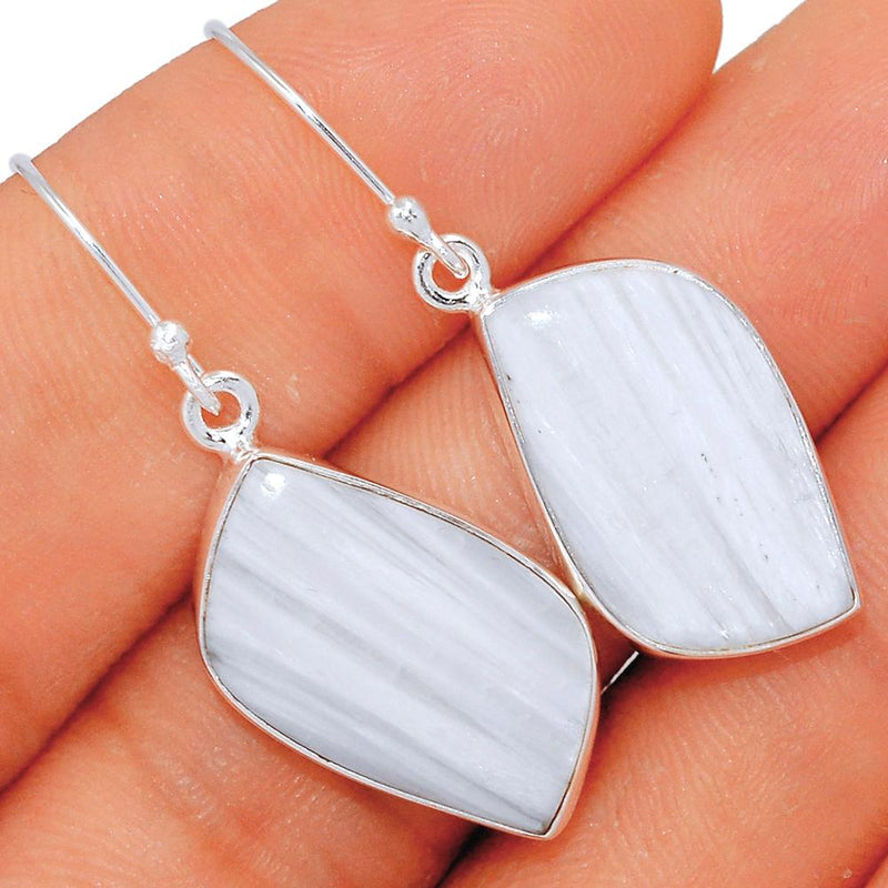 1.6" Scolecite Earrings - SLTE121