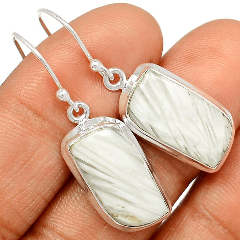 1.3" Scolecite Earrings - SLTE134
