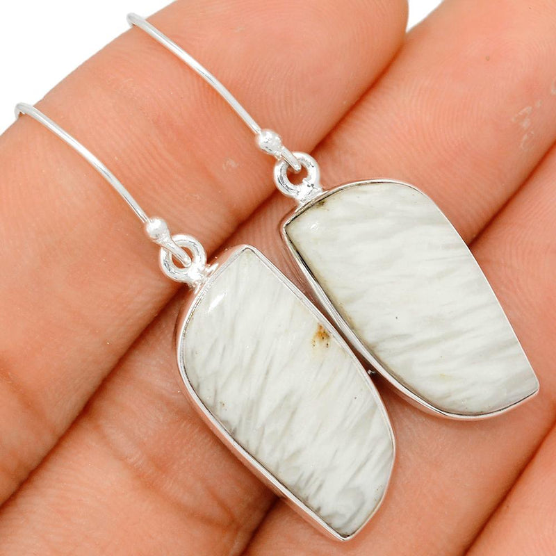 1.7" Scolecite Earrings - SLTE85