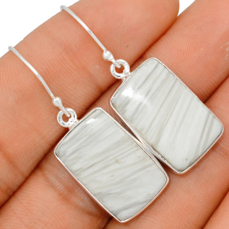 1.6" Scolecite Earrings - SLTE93