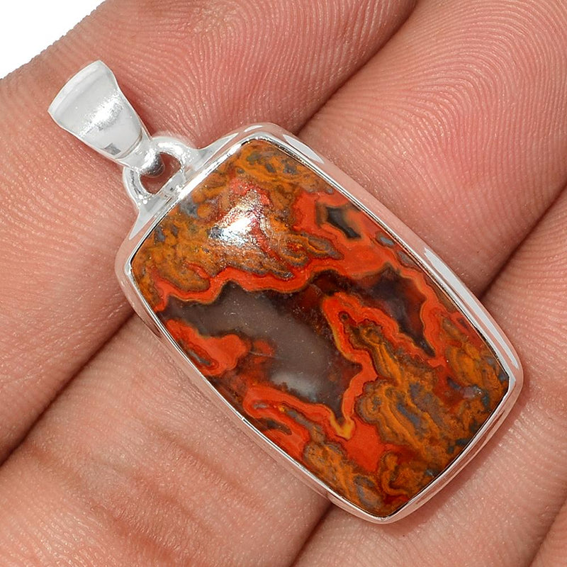 1.3" Seam Agate Pendants - SMAP317