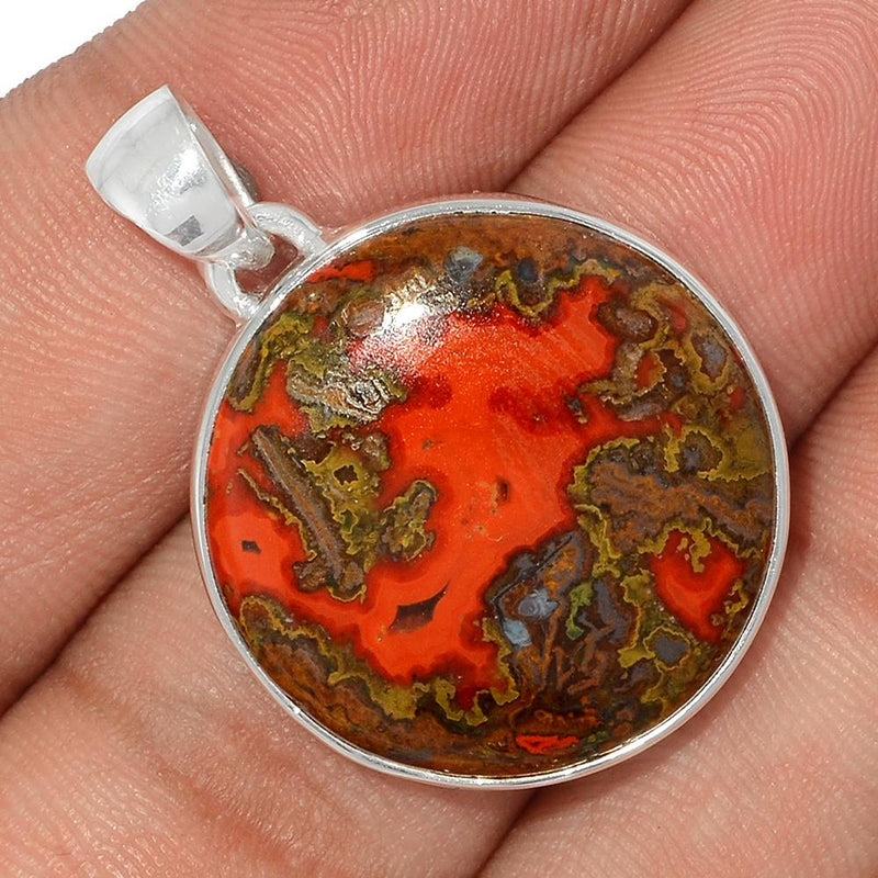 1.2" Seam Agate Pendants - SMAP321