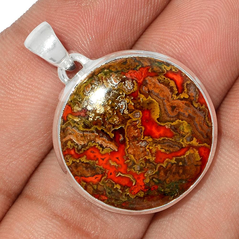 1.3" Seam Agate Pendants - SMAP325