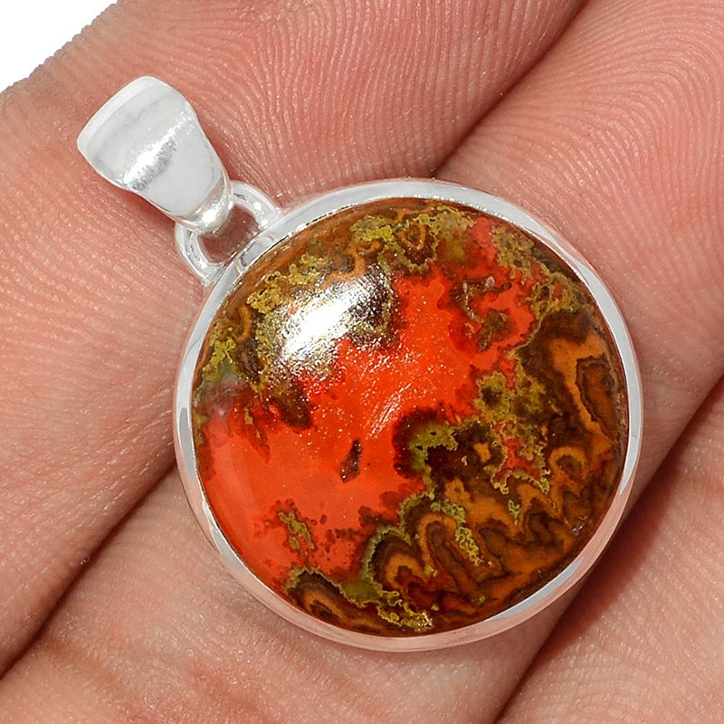 1.1" Seam Agate Pendants - SMAP330