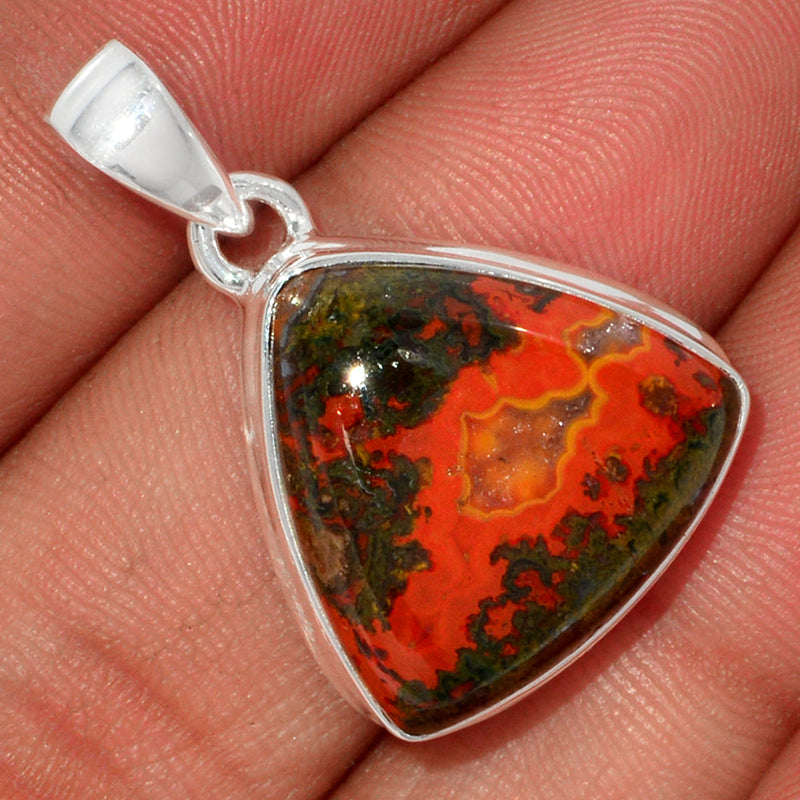 1.1" Seam Agate Pendants - SMAP348