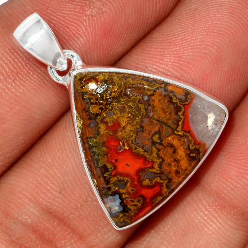 1.1" Seam Agate Pendants - SMAP351