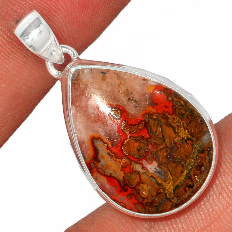 1.3" Seam Agate Pendants - SMAP358