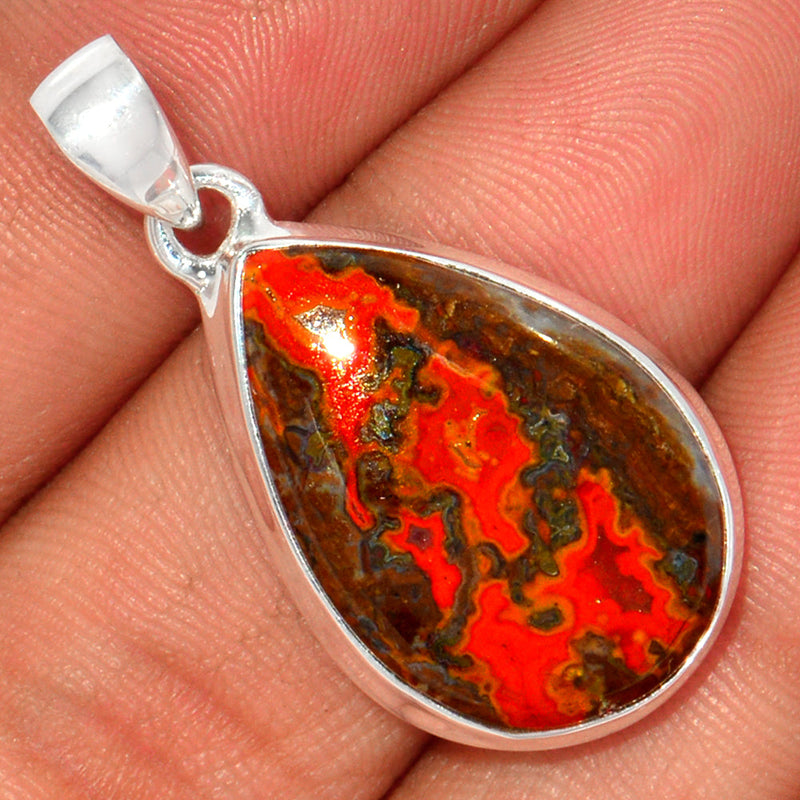 1.3" Seam Agate Pendants - SMAP369
