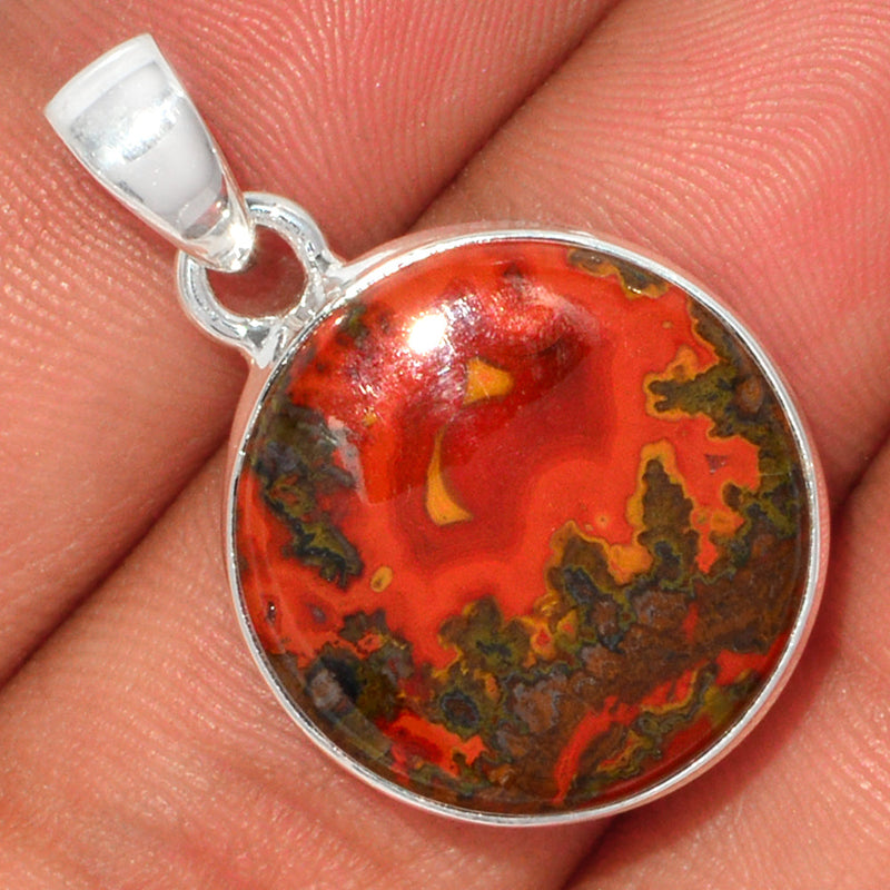 1.2" Seam Agate Pendants - SMAP371