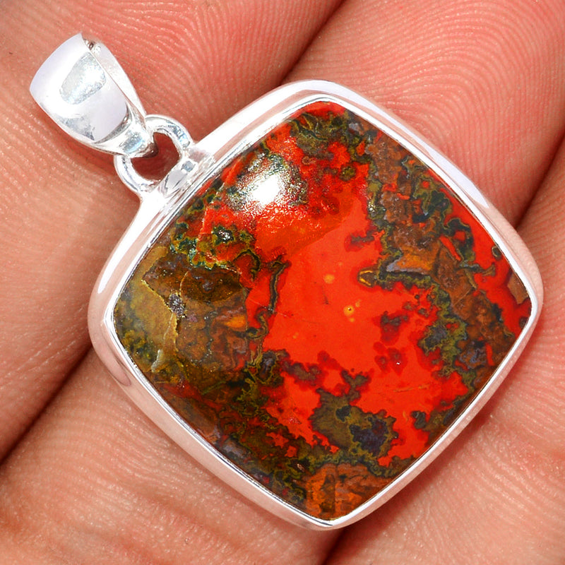 1.2" Seam Agate Pendants - SMAP376