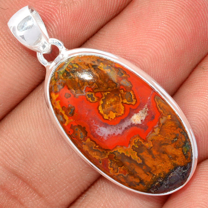 1.5" Seam Agate Pendants - SMAP382