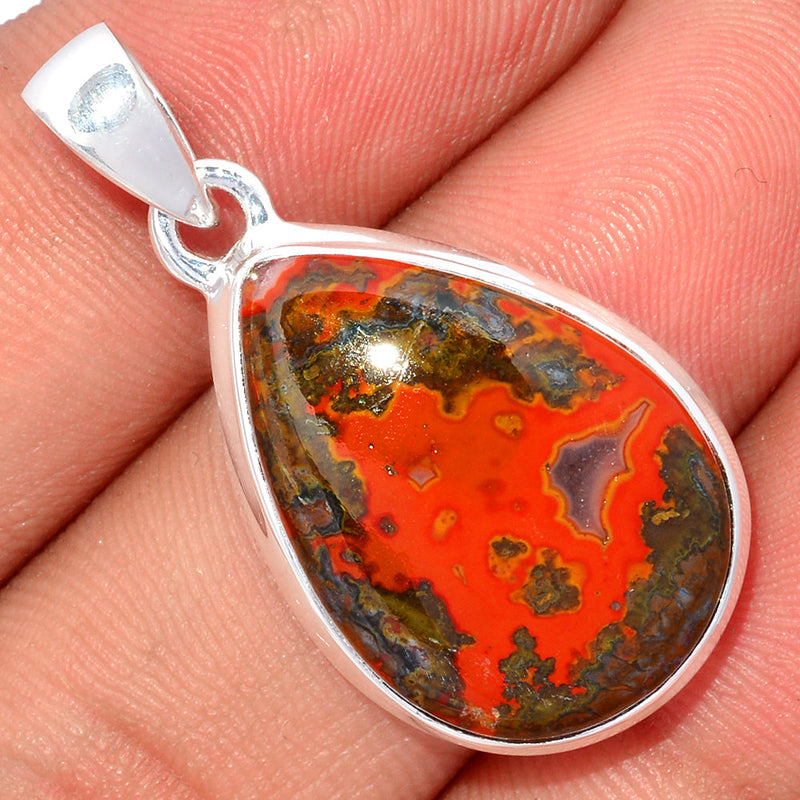 1.3" Seam Agate Pendants - SMAP383