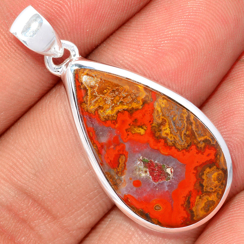 1.5" Seam Agate Pendants - SMAP385